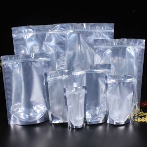 One Side Zipper Aluminizing Stand Up Packaging Pouches