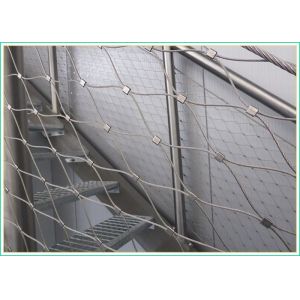 Stainless Steel Balustrade Wire Mesh For Infill Panels And Railings Application