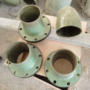 Welding FRP Water Pipe Flange GRP Green Plastic Loose Connection