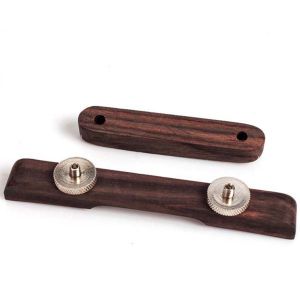 Polished Finish 4 String Mandolin Bridge Replacement Parts Natural Color