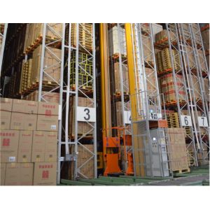 Professional Warehouse Vertical Racking System , ASRS Automated Vertical Storage