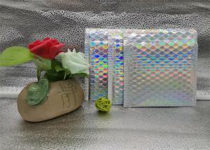 China Holographic Laser Waterproof Poly Mailer Bubble Bags Self Adhesive on sale