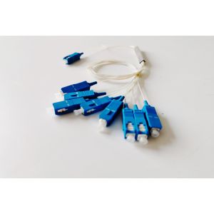 Fiber Cable Splitter 1X8 SC UPC good Channel Uniformity High Return Loss