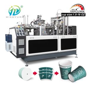 Wholesale Hot Selling Tea Coffee Disposable Full Automatic Paper Cup Forming Machine from china suppliers