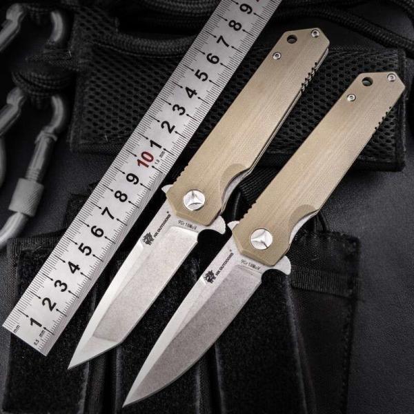 0.65ft 200mm Folding Pocket Knife Wood Handle Anti Erosion For Camping