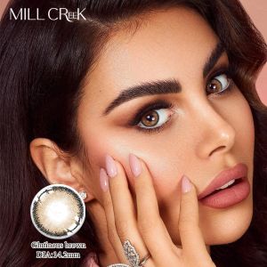 FDA Approved Glutinous Brown Colored Contacts lenses 14.2mm