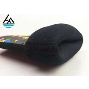 Gray Pattern 7 Neoprene Knee Sleeve , Waterproof Neoprene Knee Cap