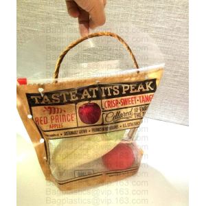 China breathable opp cellophane plastic fresh vegetables packaging bag, vegetable fresh keeping freezer bag, reusable zipper s on sale