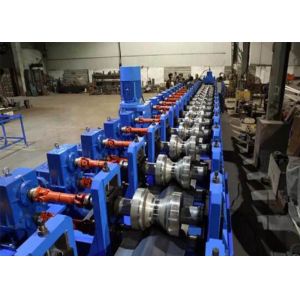 Two Wave Highway Guardrail Roll Forming Machine Galvanized W Beam Type