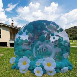 Unisex Inflatable Bubble House for Kids Transparent and PVC Material Design