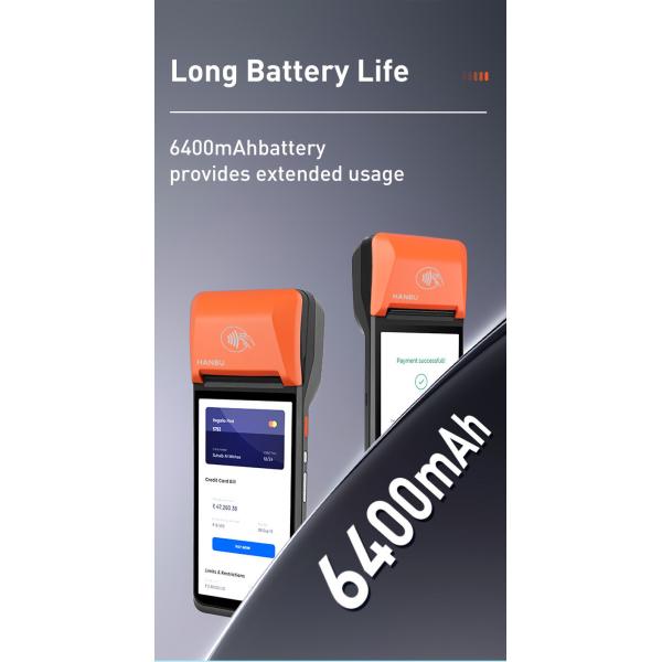 720*1440 IPS Resolution POS Terminal With Multiple Language Support 8-Core * 2