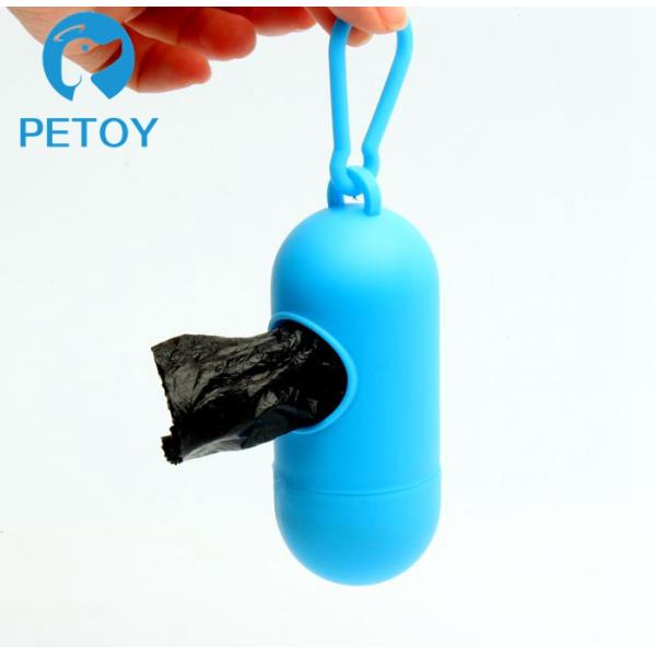 Portable Dog Biodegradable Poop Bags / Dog Waste Poop Bags Customized Size