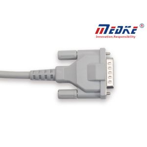 Gold Plated Non Detachable 2.2M Schiller Cs200 Ecg Lead Wires