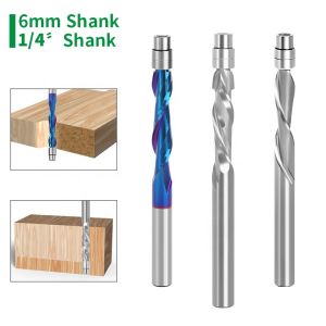 Yingba Hot Sale Carbide Nano Coating up Compression Flush Trim Router Bit Wood