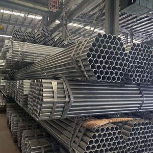 6 Meter Round Section Shape Hot Dipped Galvanized Welded Steel Pipe ASTM A106