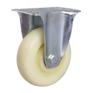 China 3 inch nylon castor wheels hard casters rigid wheels fixed castor wheels on sale