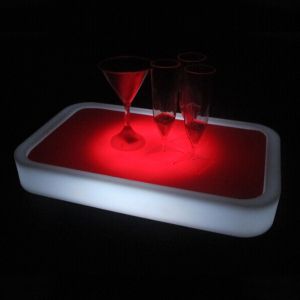 party club used wireless control color changing illuminated electric serving