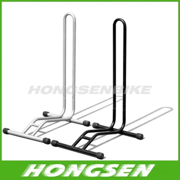 Round foot L type parking bicycle frame display cycle wheel rim display rack