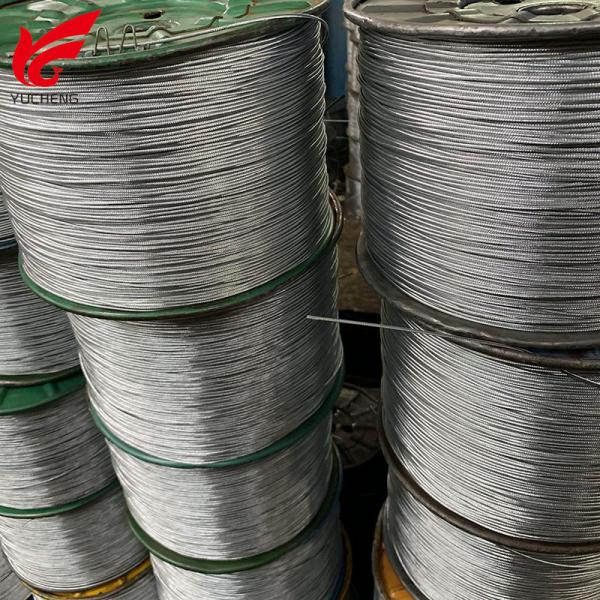 1*19 7*7 Galvanized Cable Wire For Motorcycle Control Cable