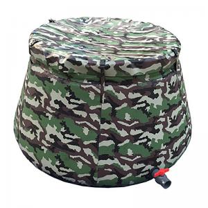 Wholesale Portable 0.7mm PVC Tarpaulin Collapsible Water Storage Barrel 200L from china suppliers