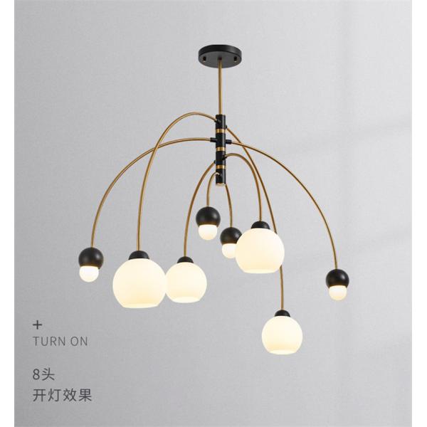 Nordic design creative glass chandelier living room bedroom dining room Willow Chandelier(WH-MI-362)