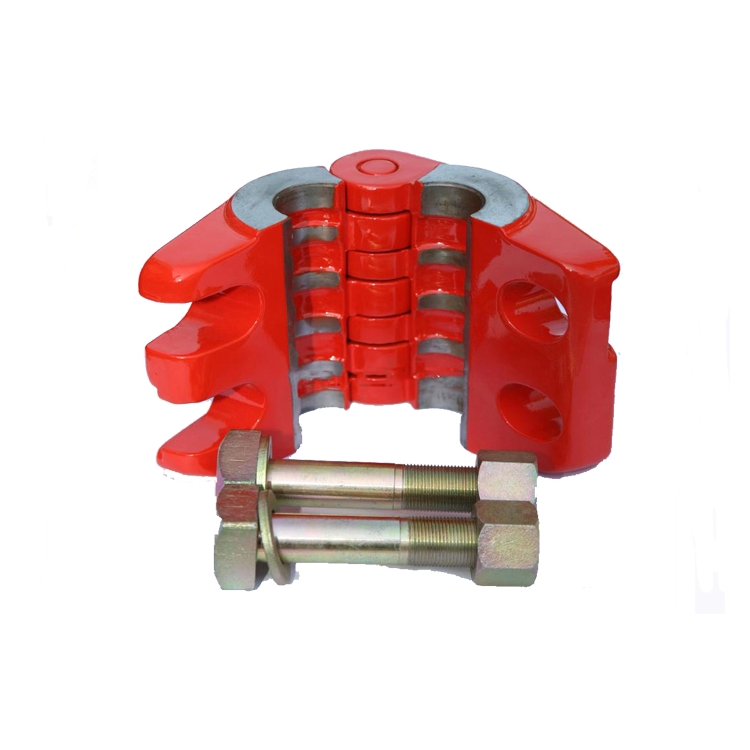 API 11B Polished Rod Clamp for Oilfield Pumping Unit with One Bolt Two Bolts or