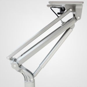 Modern Executive Director Office Desk with Pneumatic Height Adjustment and Wood