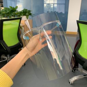 Glasses Frames Elastic Strap PET Face Shield Hypoallergenic Foam