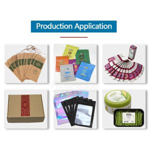 Electric Driven High Speed 50-200pcs/min Card Tag Pouch Mylar Bag Doypack