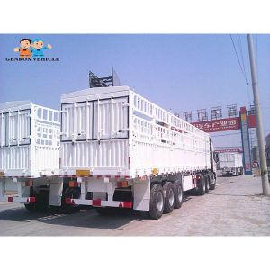 Mechanical Suspension 4 Axles 60T Storage Semi Trailer