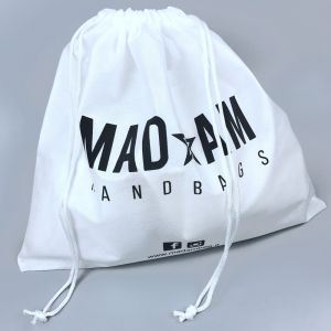 Buy cheap Custom Printed Non Woven Satin Strings Drawstring Dust Bag from wholesalers