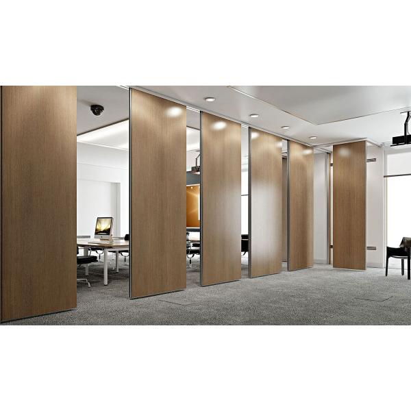 Melamine Acoustic Sliding Partition Walls Fire and Sound Resistant