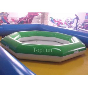 Family Use Inflatable Swimming Pools , PVC Tarpaulin Inflatable Hexagonal Water