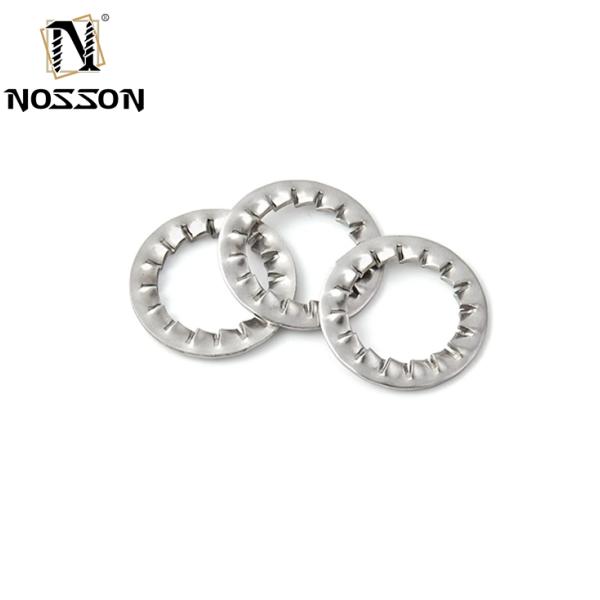Essential Flat Style Toothed Lock Washers for Mining Operations DIN6797J Stainless Steel SS304 Carbon Steel Zinc Plated
