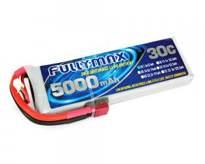 China Fullymax 7.4V 5000mAh 2S 30C Lipo Battery with DEANS/T-Plug for RC nitro Cars Rc Helicopters on sale