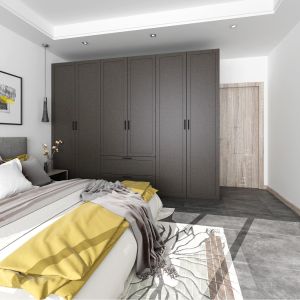 YALIG Corner Melamine Wardrobe Bedroom Set Your Ultimate Storage Solution