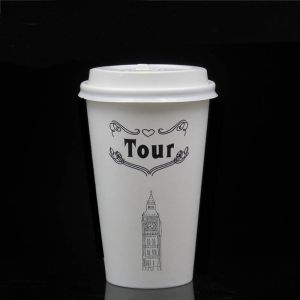 Biodegradable Compostable Cold Paper Cups PE Coated With Single Wall