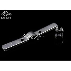 Zinc Plated Riser Metal Pipe Clamps Customized With Bolt , UL Approved