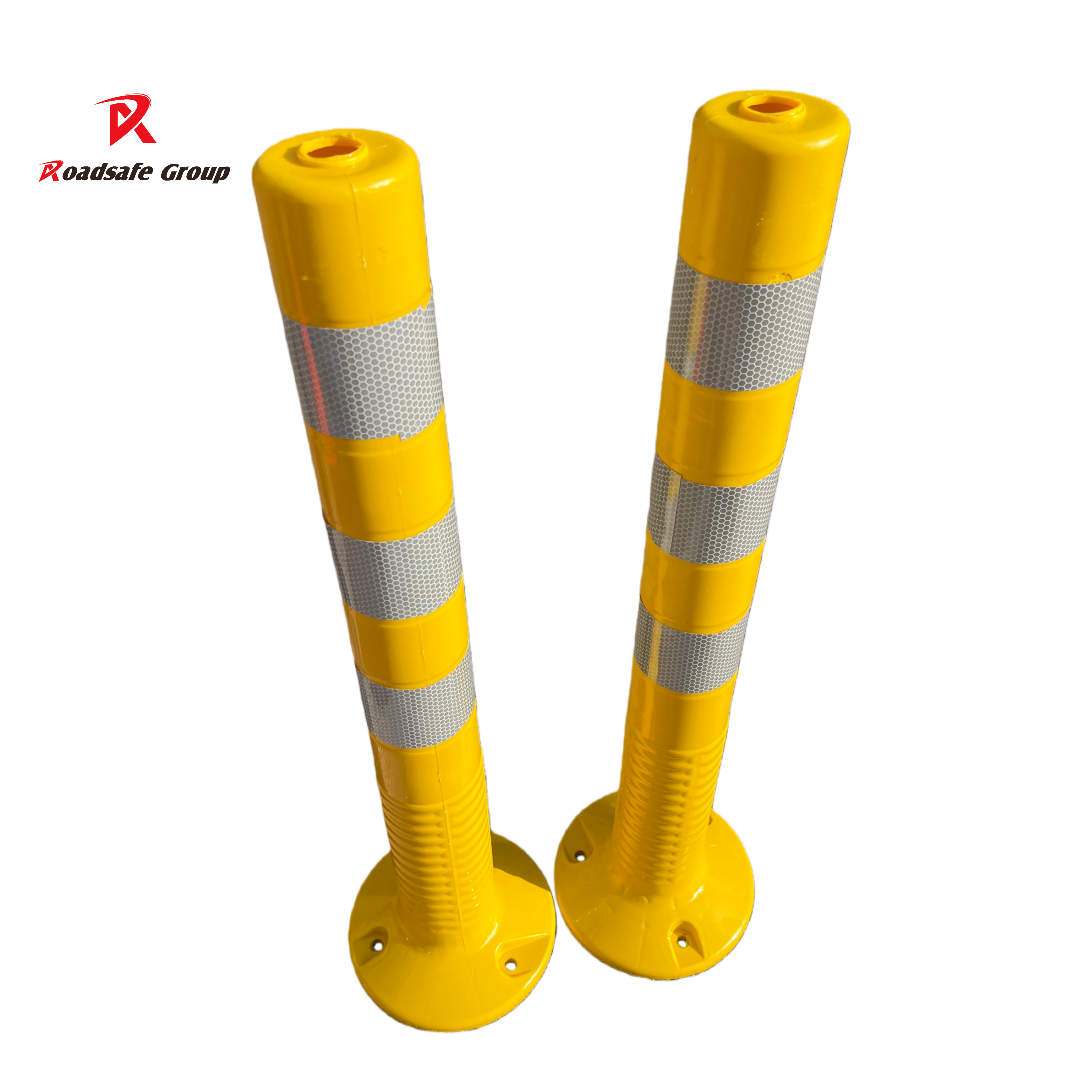 China Yellow 75cm PU Flexible Traffic Delineator Post – Full Container Export to South America (Colombia & Ecuador)  Delineator Bollards on sale