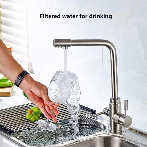 Filtered Water Kitchen Faucet With Stream / Spray / Pause