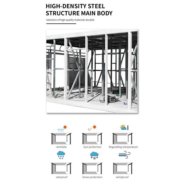 Outdoor Modern Popular Prefab House Tiny House Mobile Working House Office Pod Apple Cabin