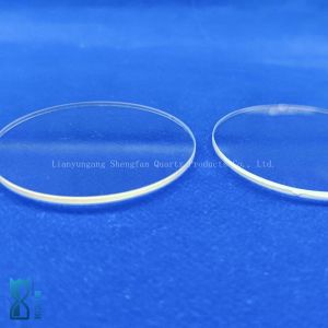 Customized Circular Quartz Plate Transparent Glass Sheet High Temperature