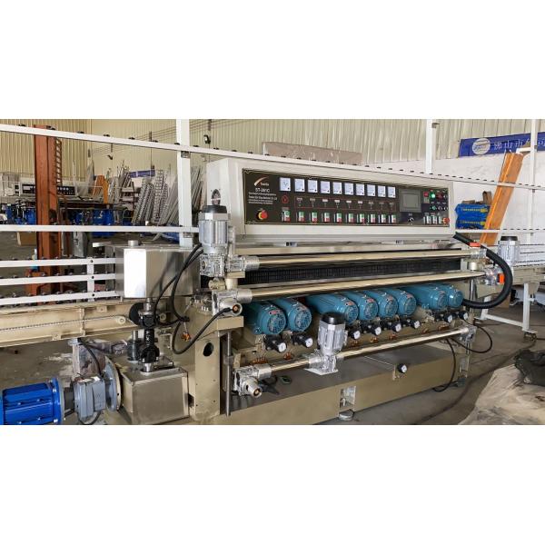 Quality Vertical Structure Polishing Mirror Flat Glass Beveling Machine with PLC Control System for sale