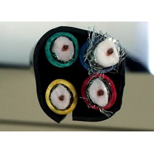 RG6U+CAT5E 75 Ohm Coaxial Cable 4 Core Complex With Lan Cable CATV CCTV