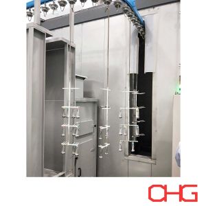 Glass Lubricant Spray Painting Line Automatic With Conveyor System And Coating