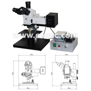 Halogen Lamp Metallurgical Optical Microscope