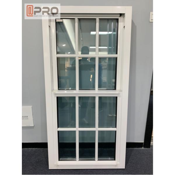 Customized Soundproof Single Hung Window / Villa Double Glazed Top Hung Window