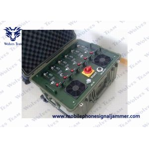 High Power VHF UHF Prison Blocker Cell Phone Signal Jammer With Remote Control