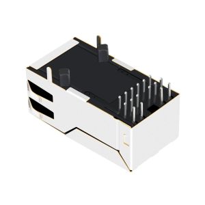 JK0-0187NL PulseJack Gigabit 100/1000 Base-T 1x1 RJ45 integrated connector
