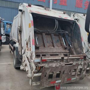 Used Rear Compression Garbage Truck Loading 12-18m3 Manual Transmission type
